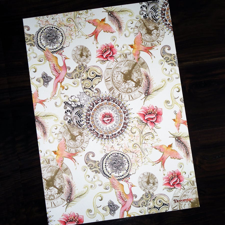 Imagination In Time A3 Art Print