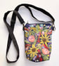 Flower cross body shoulder bag with long strap.  - Image 2