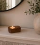 Reclaimed Teak Tealight Candle Holder – Handmade Contemporary Wooden Home Décor