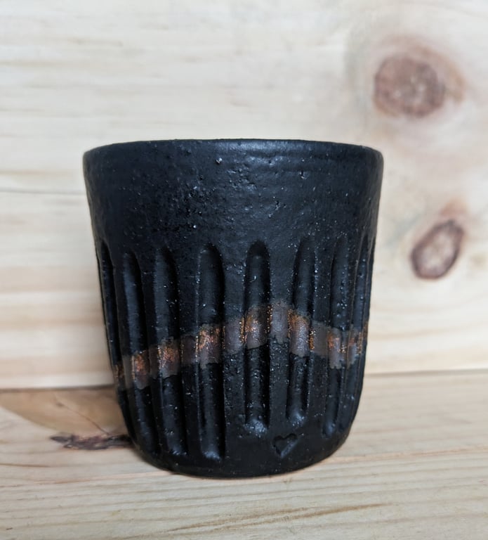 Midi Coffee tumbler (matte black copper)