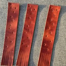Personalised leather bookmark, handcrafted using full grain leather