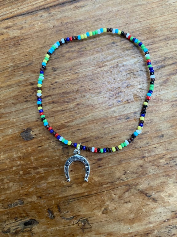 Rainbow Horseshoe Bracelet (668)