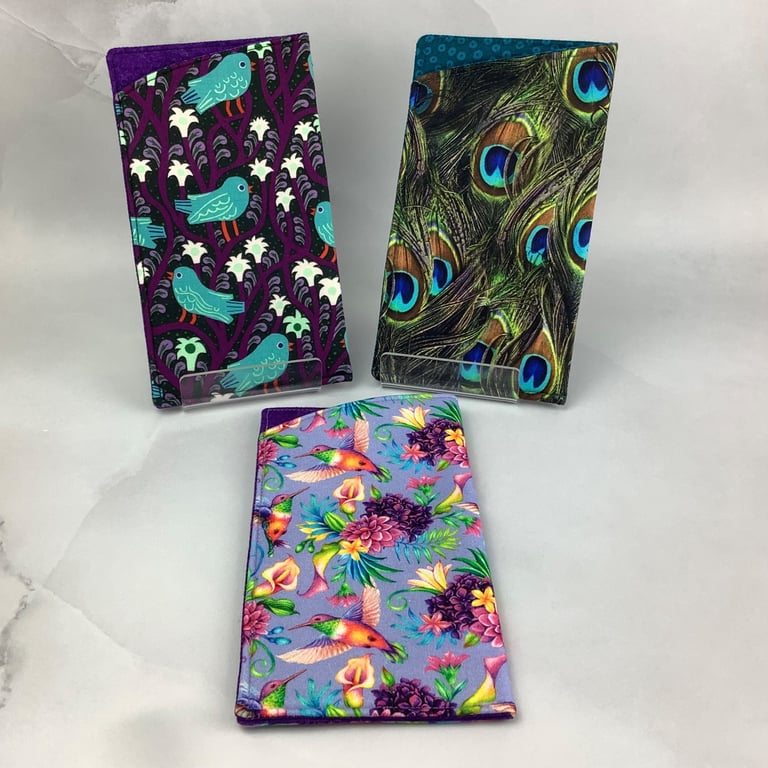 Birds handmade phone case, Bird sunglasses case, Options