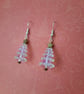Crystal AB Christmas Tree Earrings - Image 3