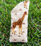 Giraffe Cotton Linen Glasses Case  - Image 2