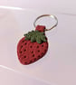 Strawberry keychain 