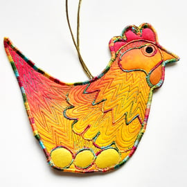 Hen Hanging Decoration 