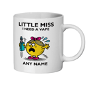 Personalised Little Miss Mug Funny Cute Gift I Need A Vape Any Name