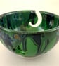 Crochet Ceramic bowl Lead free Glaze Large Yarn bowl, Knitting yarn bowl 