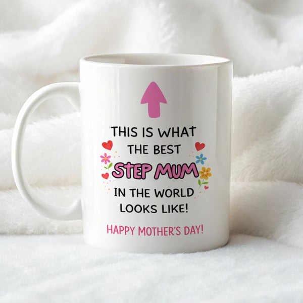 Best Step Mum In The World Mug – Heartfelt Mothers Day Gift for Step Mum