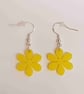 Flower Earrings 6 petals - Acrylic - Image 1