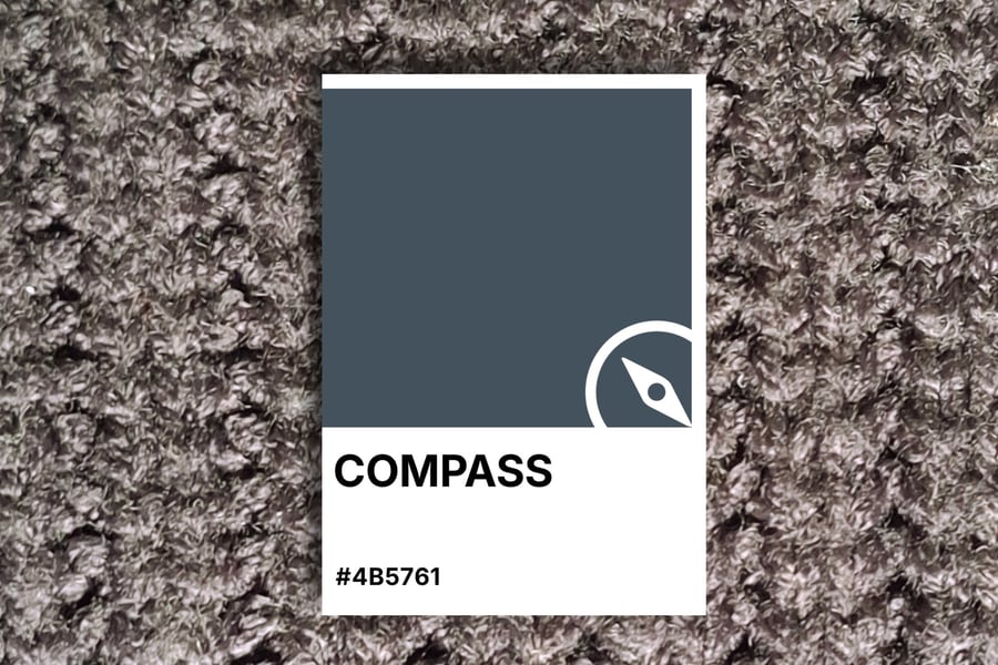 Father's Day COMPASS Greeting Card – Colour Swatch Series (A6 Blank Inside)