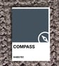Father's Day COMPASS Greeting Card – Colour Swatch Series (A6 Blank Inside)