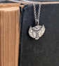Sterling Silver Flying Owl pendant