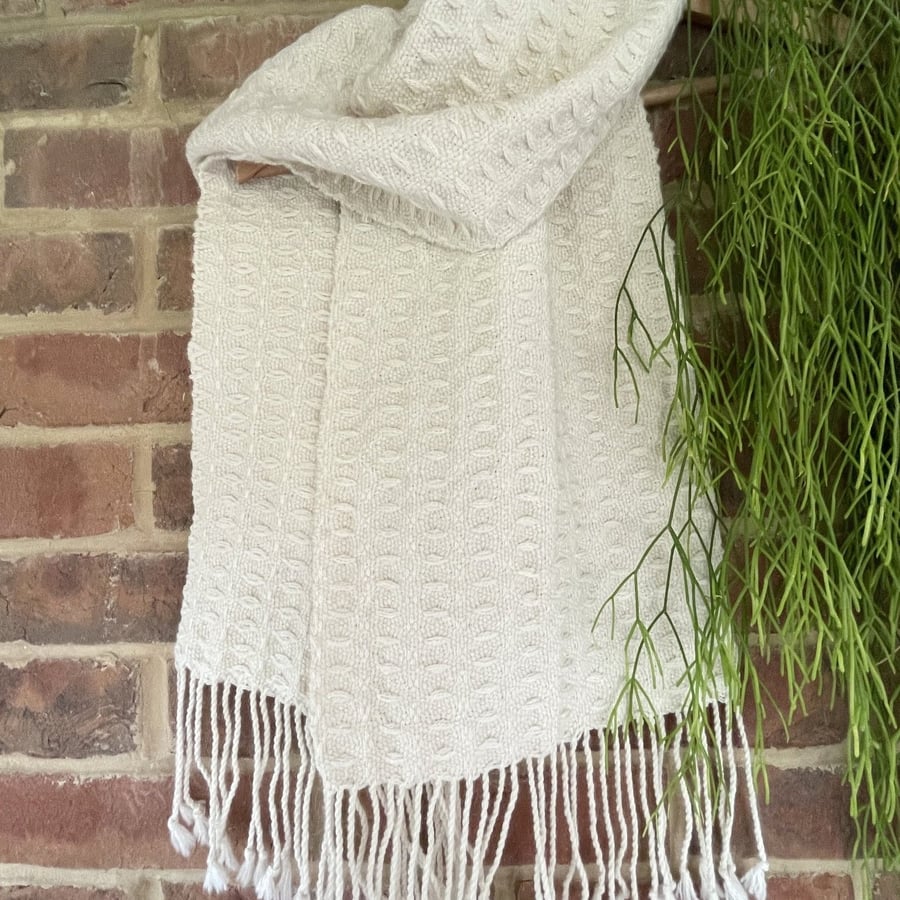 Handwoven Pure Alpaca Scarf