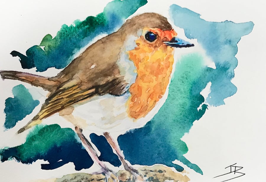 Giclee print of ‘Cheeky Robin’