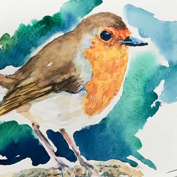 Giclee print of ‘Cheeky Robin’