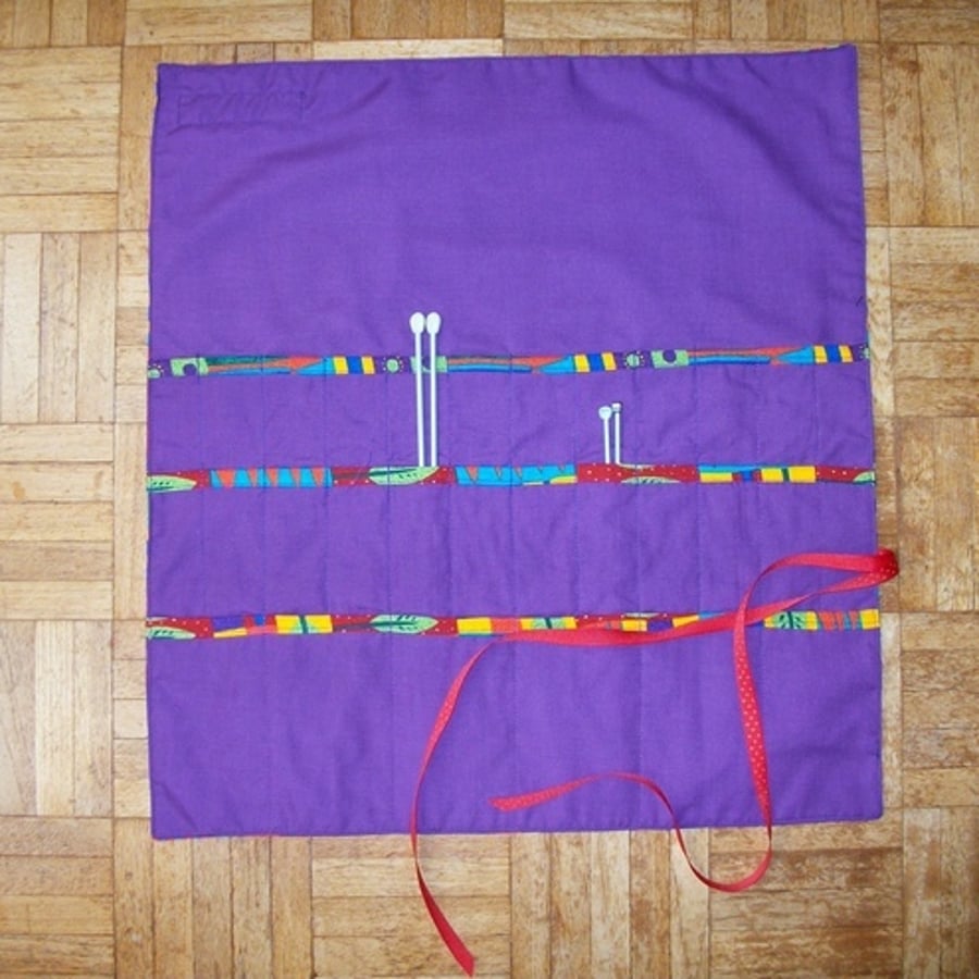 Roll Up Knitting Needle Case