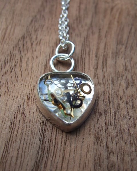 Steam Punk Heart Pendant