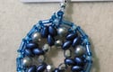 Blue earrings