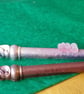 Set of 2 novelty shaped pens (dragons and bears)