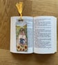 Bookmark, wooden decoupage bookmark, Sunflowers, girl - Image 6