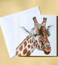 Greetings Card - Blank - Giraffe