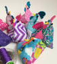 Pattern or paper weight bean bag chickens. Various colours - Image 2