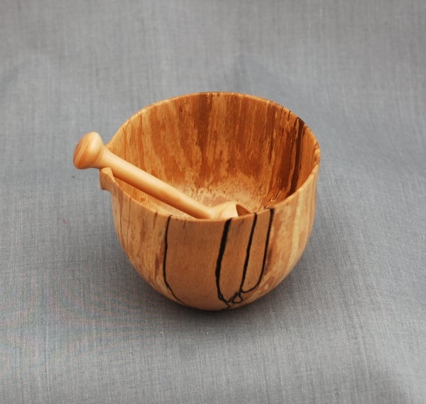 Delicate Vessel in Spalted Beech