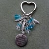 SALE 3 POUNDS Guardian Angel Keyring Charm