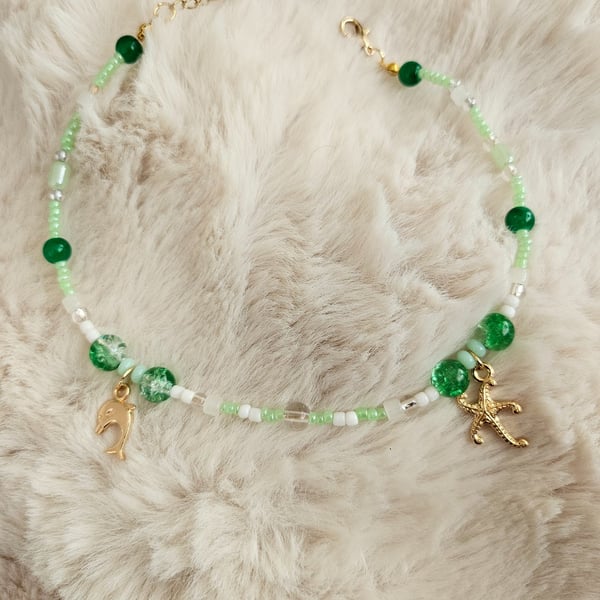 Sea breeze Handmade Anklet 