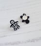 Halloween Mini skeleton stud earrings - Image 2