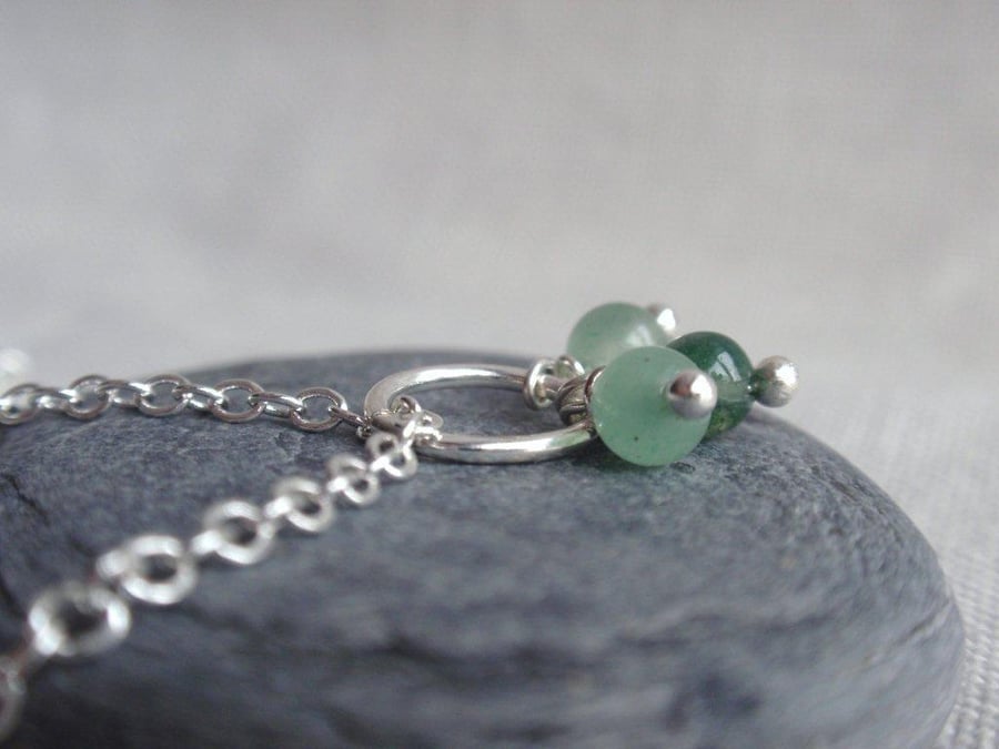 green aventurine necklace
