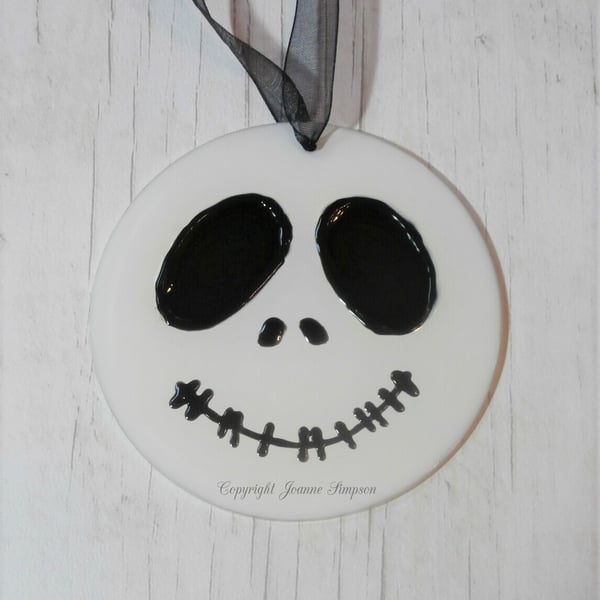 Halloween Ghoul decoration. Hand painted. Halloween decoration. Sun catcher.