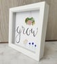 Handwritten sea glass GROW - Image 6