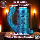 D&D - Is it still your turn? Dice Roller Can Cozy Tabletop RPG Accessory
