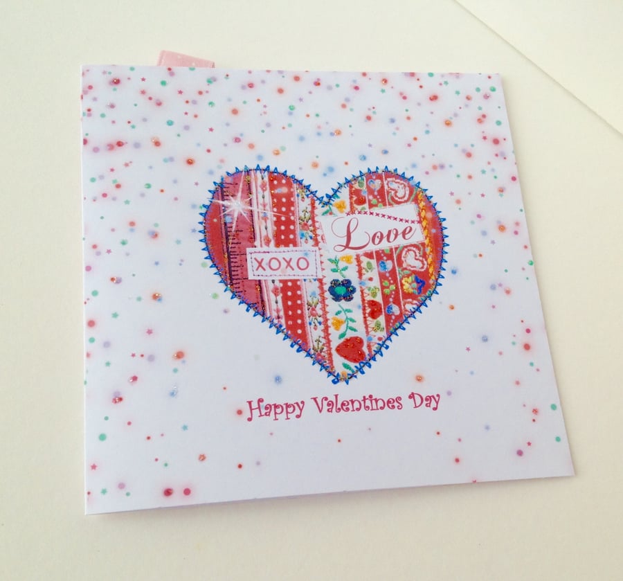 Valentine's Day Card,Handmade Valentine Card,Can Be Personalised