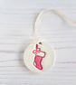 Mini stocking tag decoration - Image 2