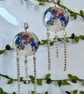 NASA Moon Image Earrings - Glitter Space Astronomy Dangle Studs - Image 4