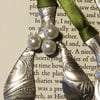 Pewter Mistletoe Christmas Decoration