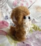 Miniature Otter - Puddling, tiny hand sewn artist bear - Image 4
