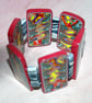 Retro-Punk Designer Cuff Bracelet - Handmade - Unique and Original - Image 4