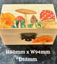 Small trinket box, wooden jewellery box decorated with decoupage - Image 2