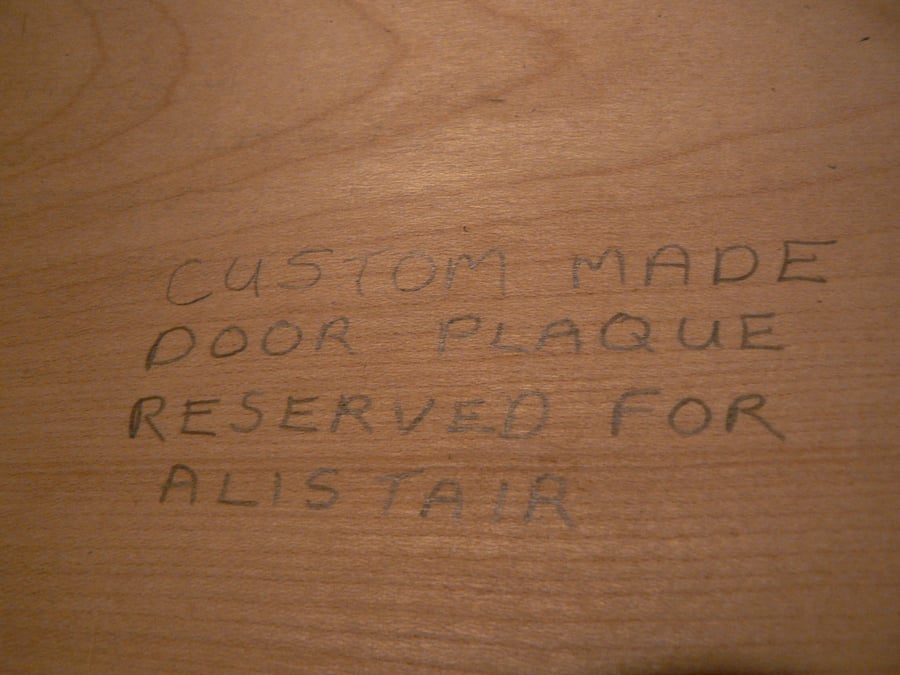 door plaque