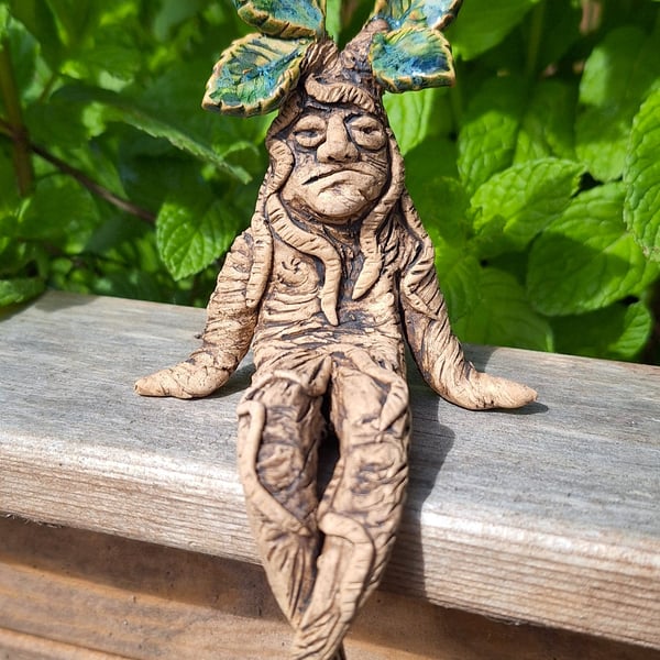 Molly Mandrake - Ceramic shelf-sitting figure