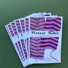 Homage Scarf Knitting Pattern Zine