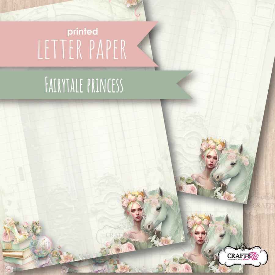 Letter Writing Paper - Fairy Tale Princess