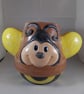 Ceramic Hand Painted Novelty Garden Home Flower Herb Plant Pot Planter Container - Image 1