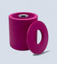 Handmade Fuchsia Pink Diffuser Bottle Holder for Home Fragrance - Image 8