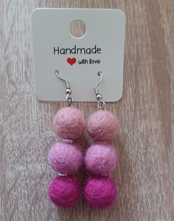Felt Earrings 